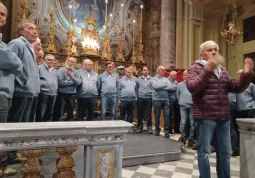 Un momento del concerto presentato da Giangi Giordano